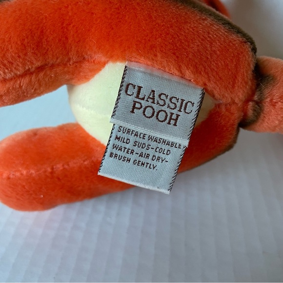 9" Classic Pooh "Tigger" Plush Stuffed Animal Lovie - Picture 3 of 4